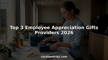 HR manager arranging elegant employee gift boxes