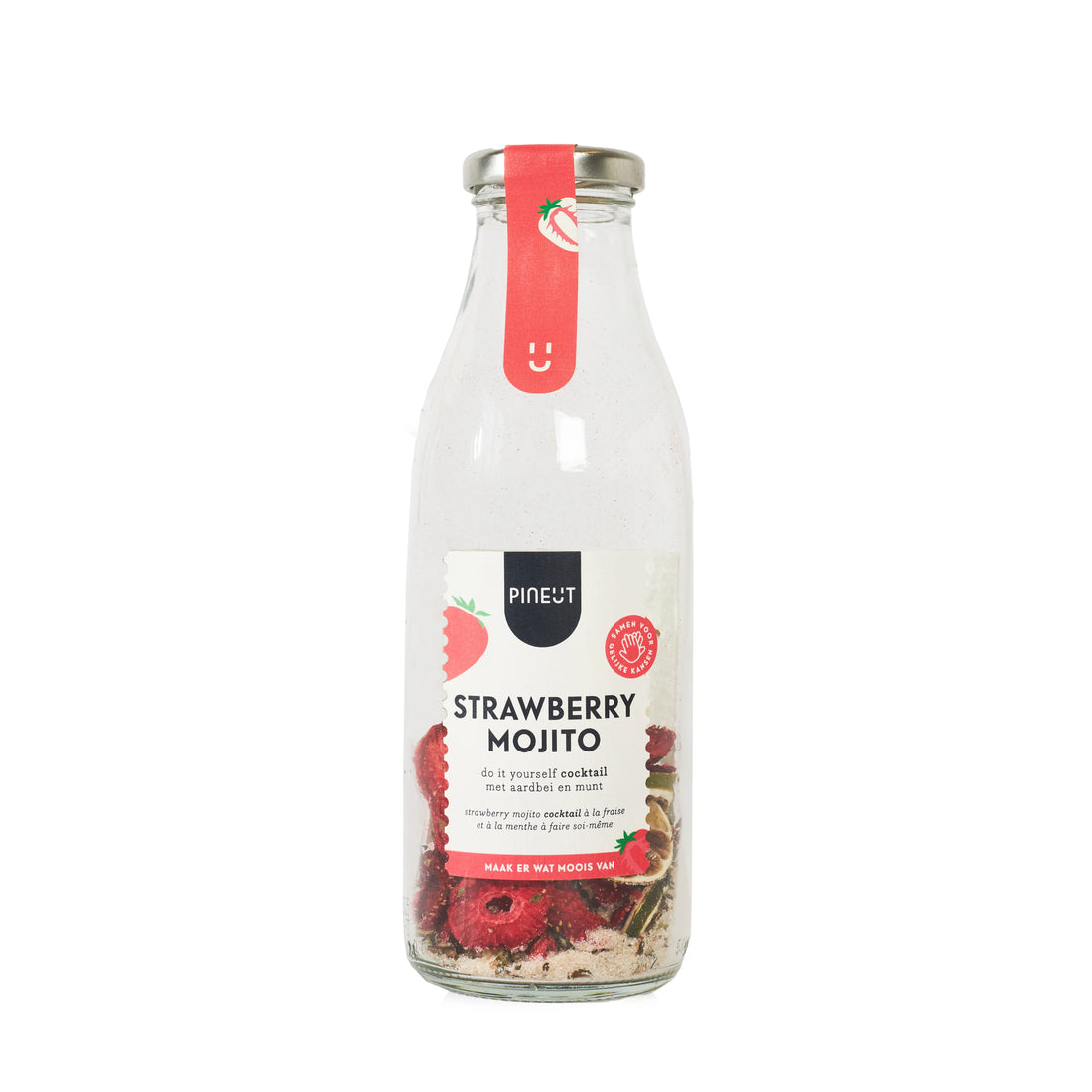 Pineut Cocktail Fles — Strawberry Mojito