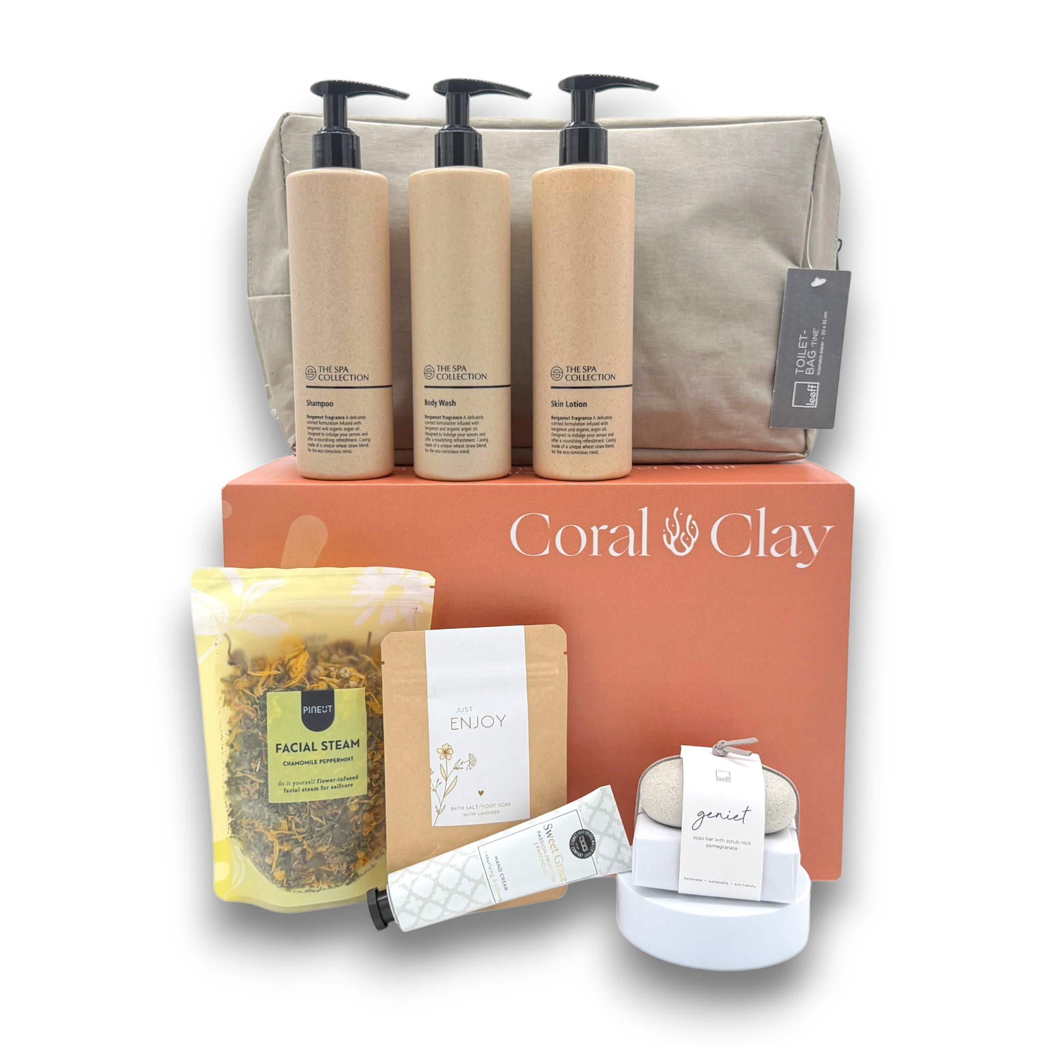 Grand Bath Retreat Gift Box — Body Wash, Lotion & Facial Steam