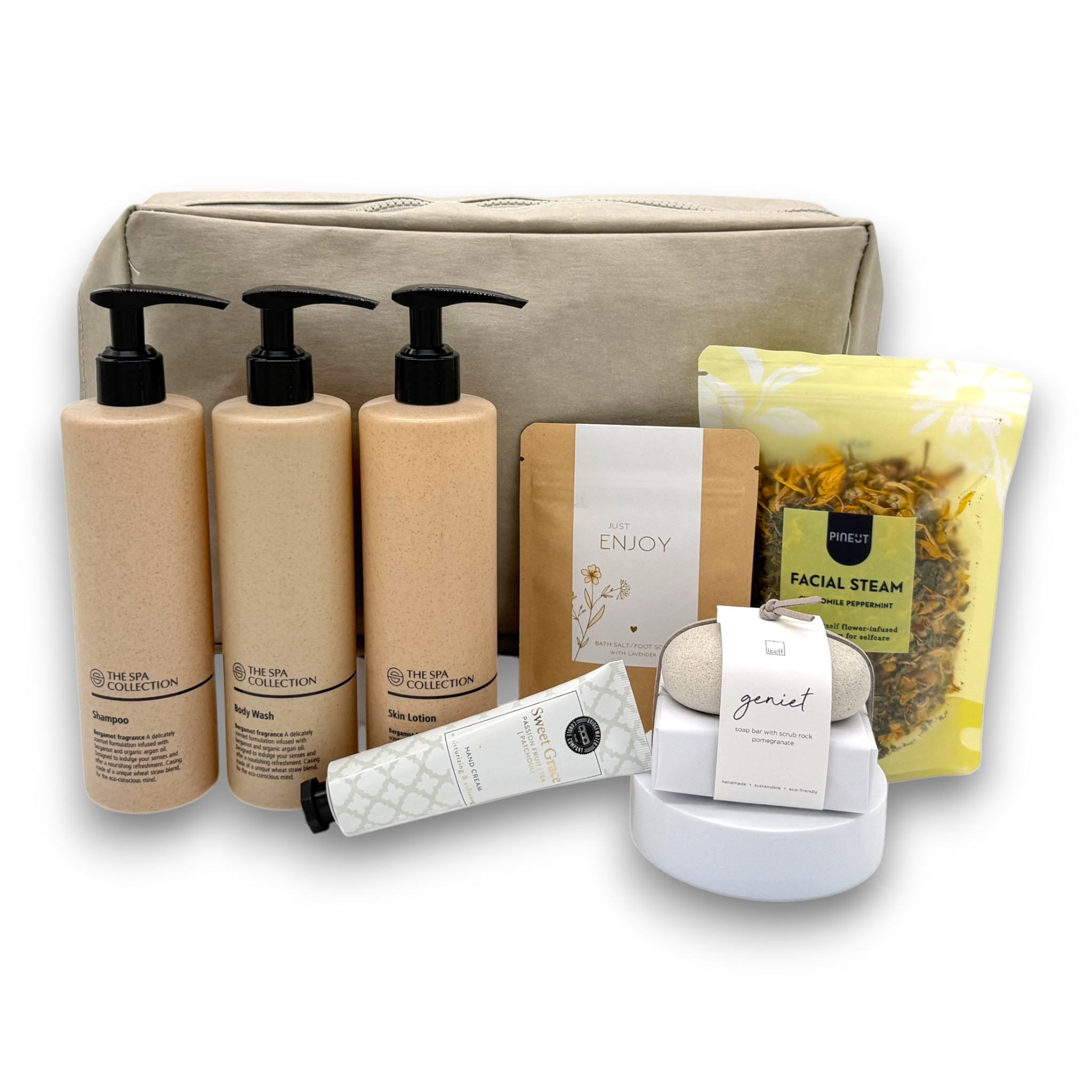 Grand Bath Retreat Gift Box — Body Wash, Lotion & Facial Steam