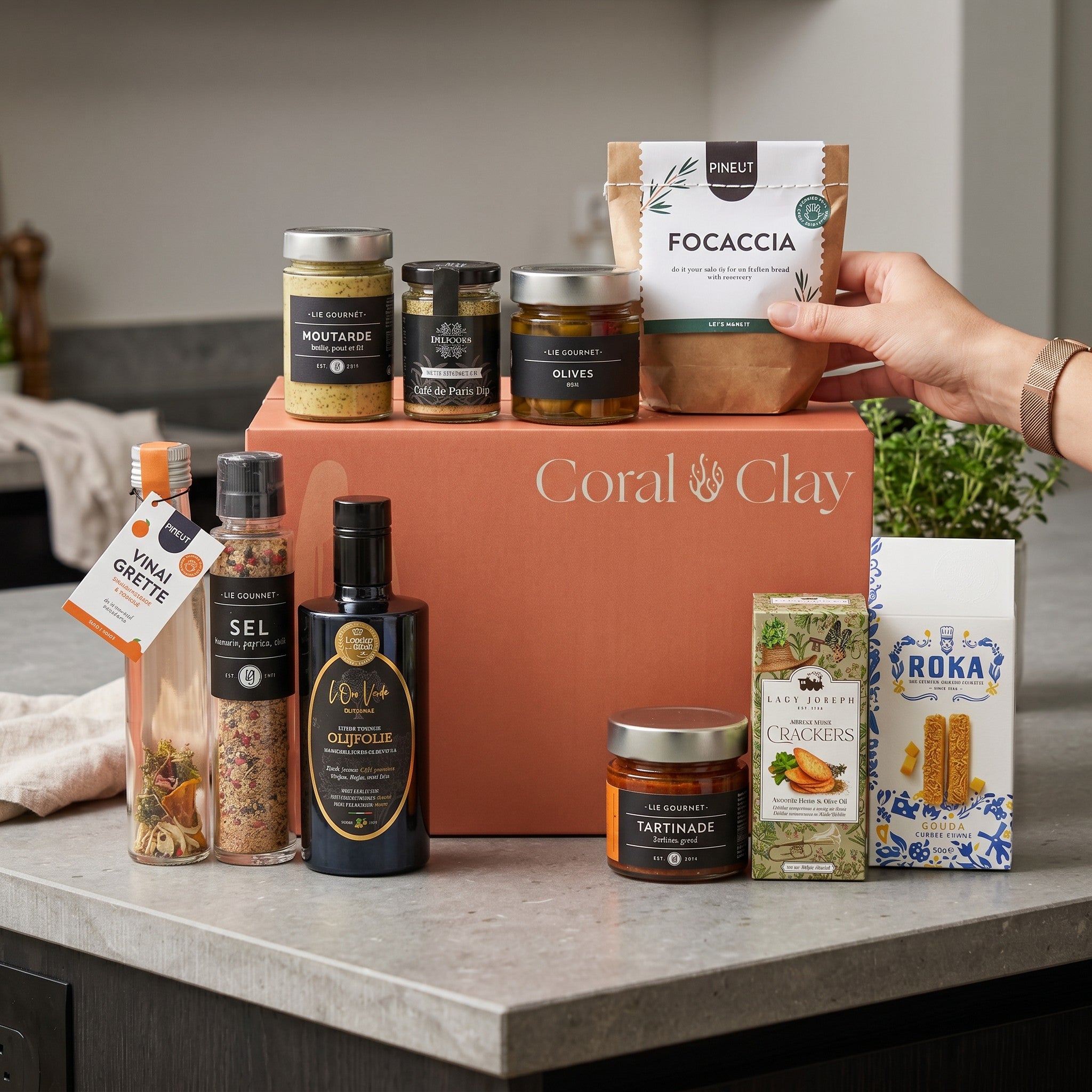 Grand Gourmet Gift Box | Coral & Clay