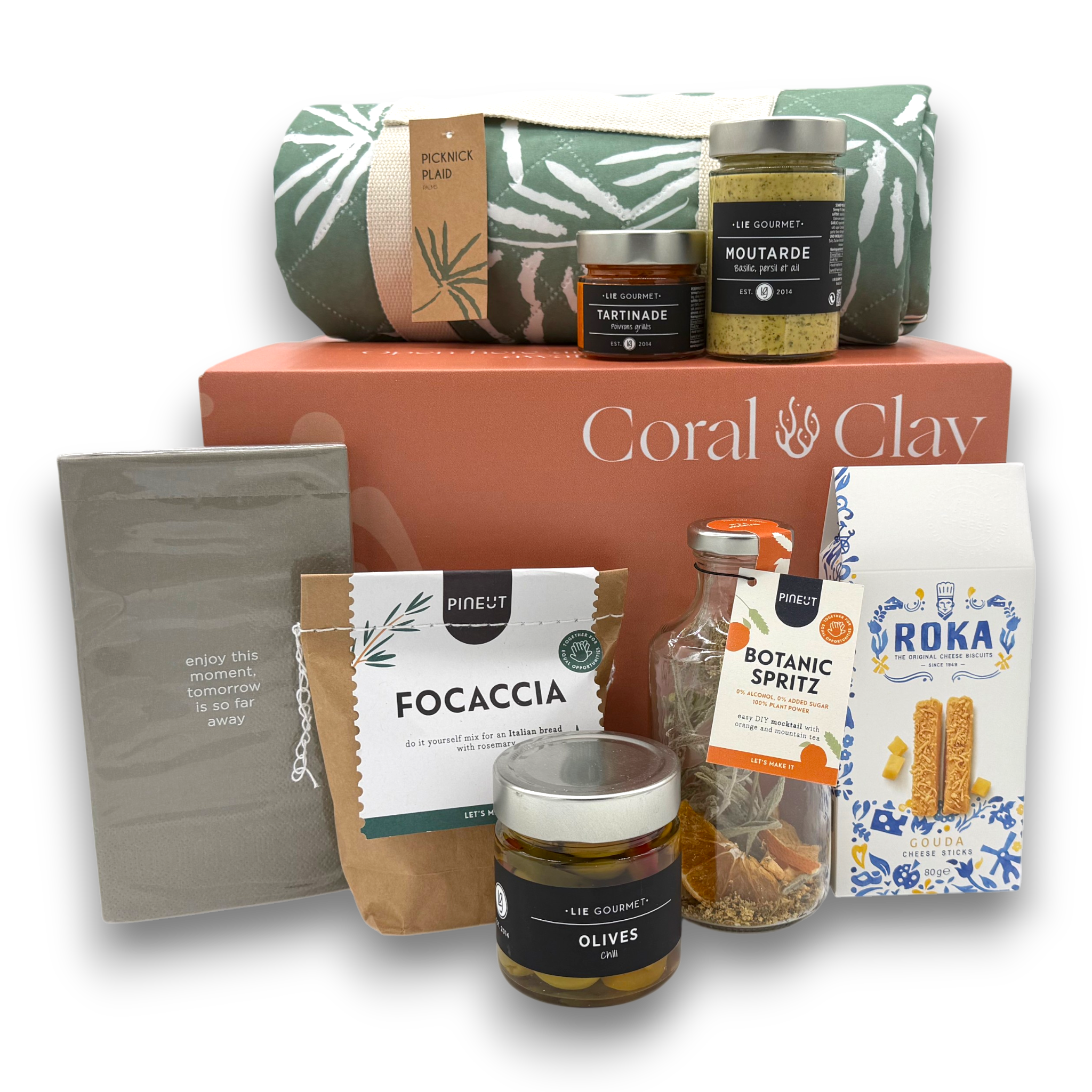 Gourmet Picnic Grand Gift — Focaccia & Spritz