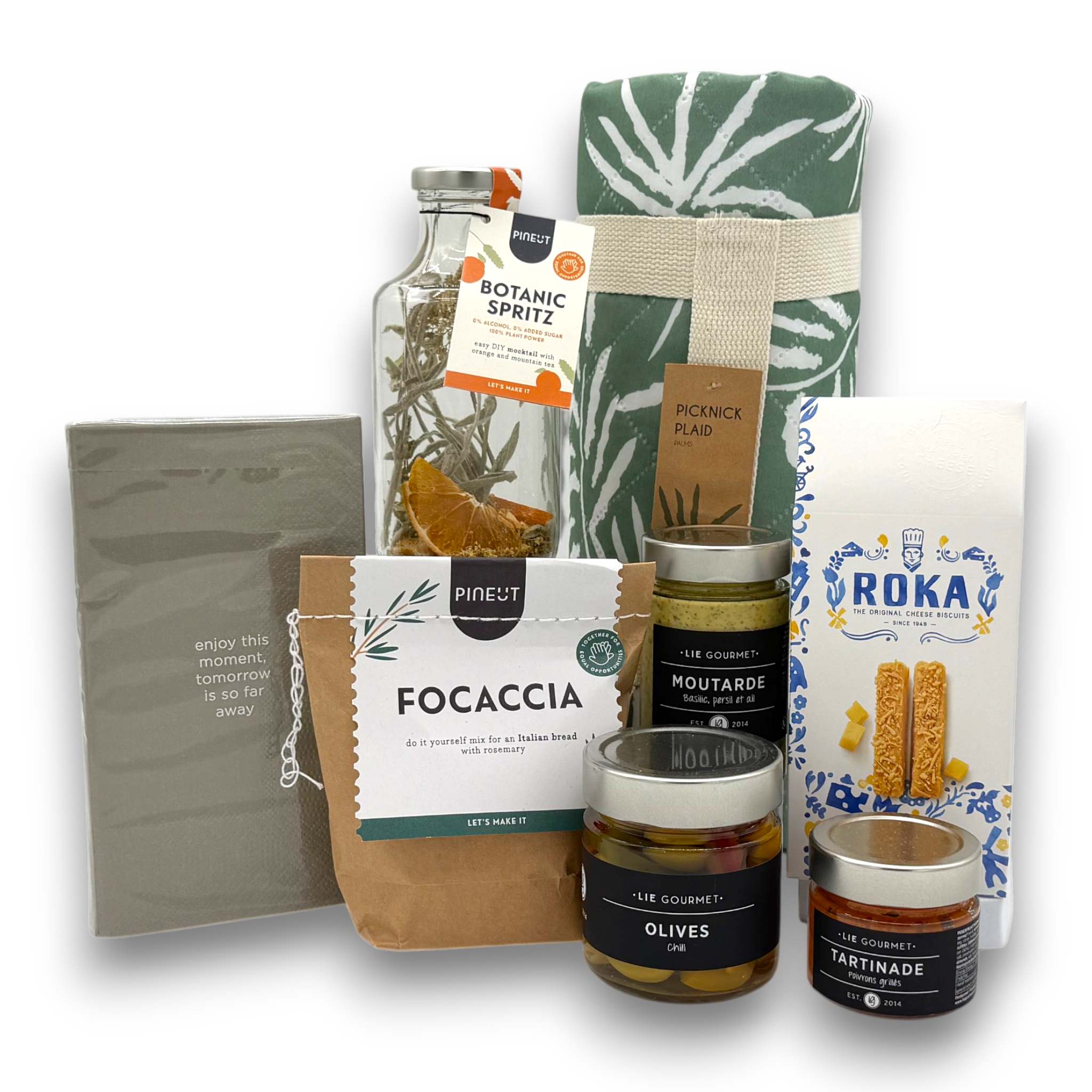 Gourmet Picnic Grand Gift — Focaccia & Spritz