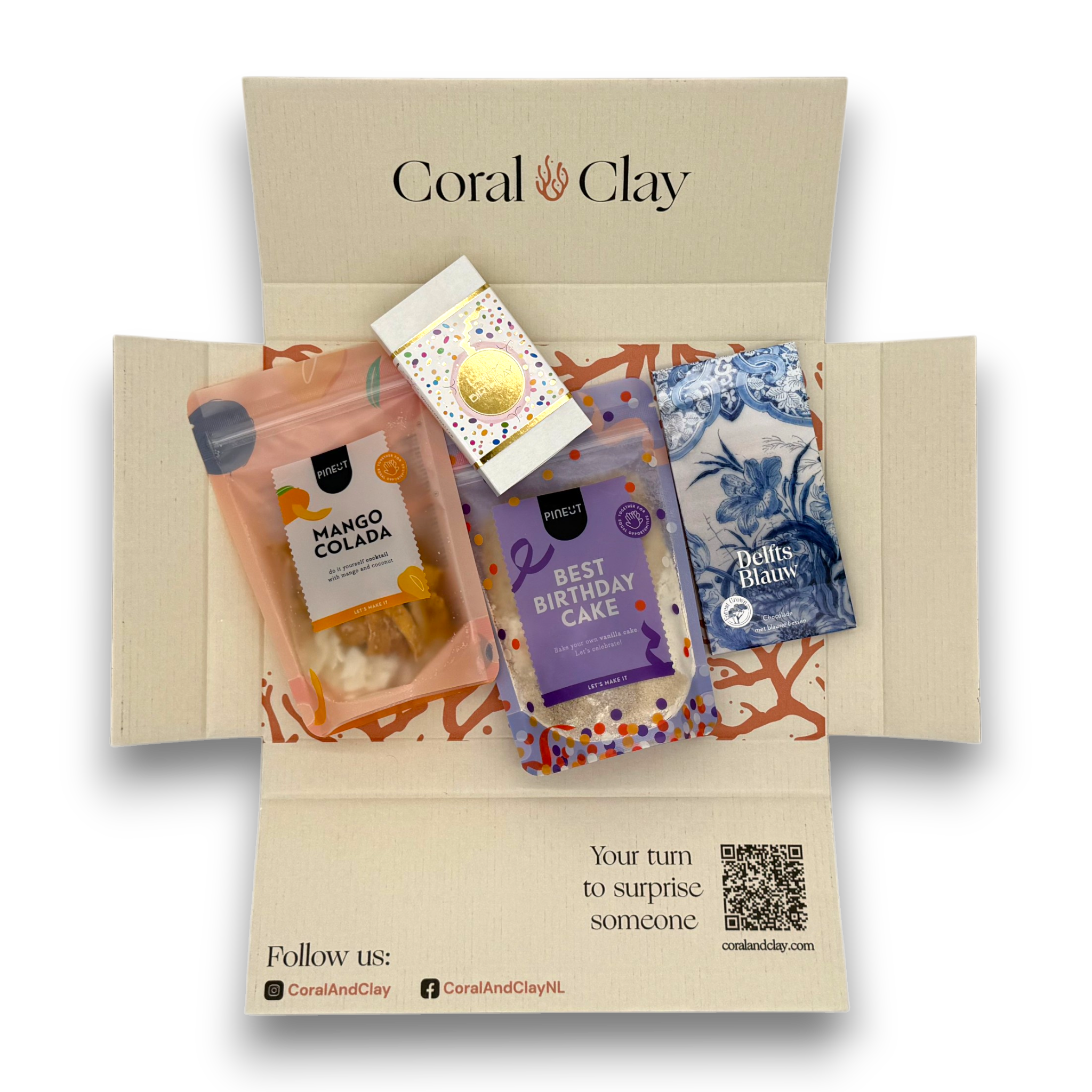Birthday Party Letterbox Gift — Cake & Chocolate