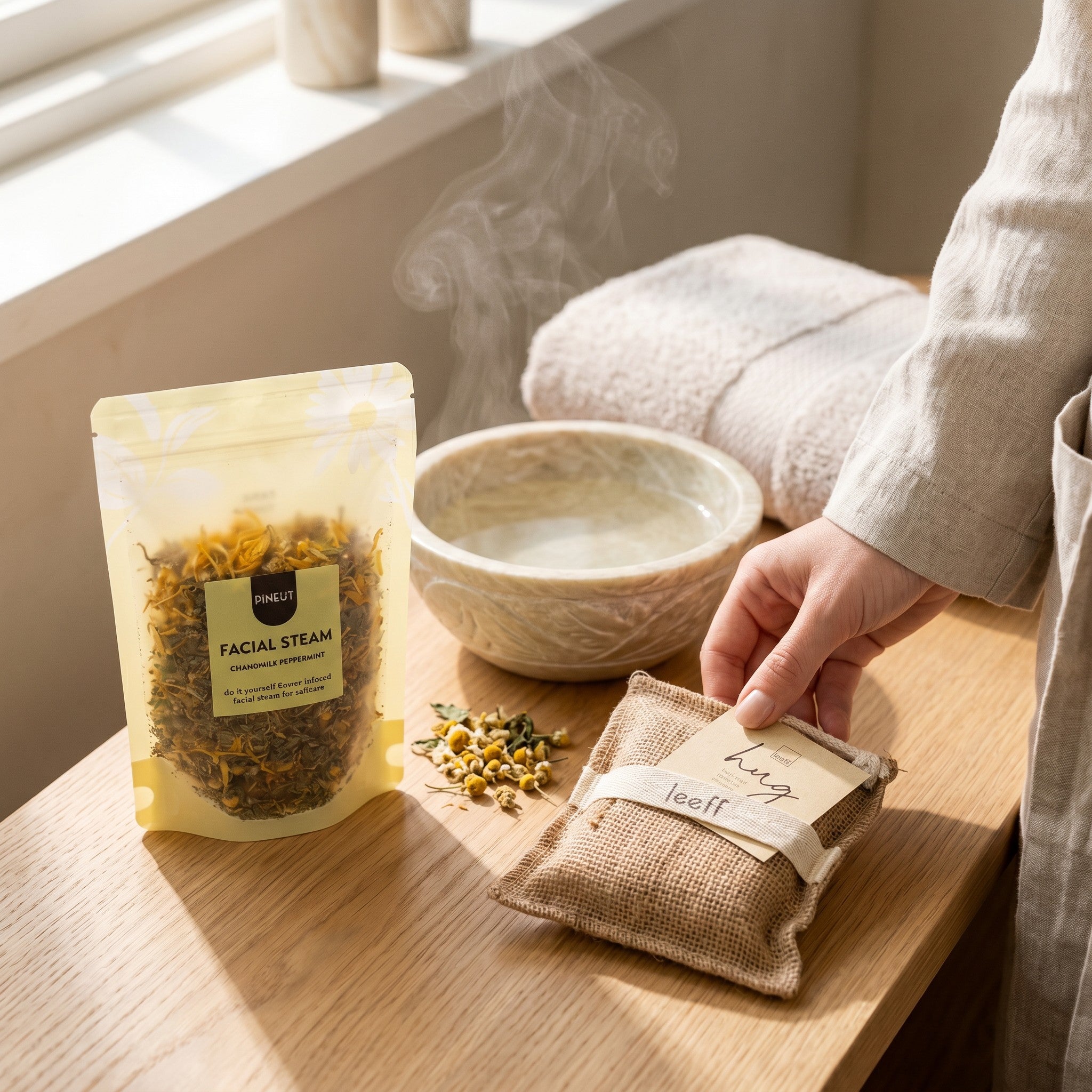 Calm Moments Letterbox Gift — Facial Steam, Soap & Bath Salt