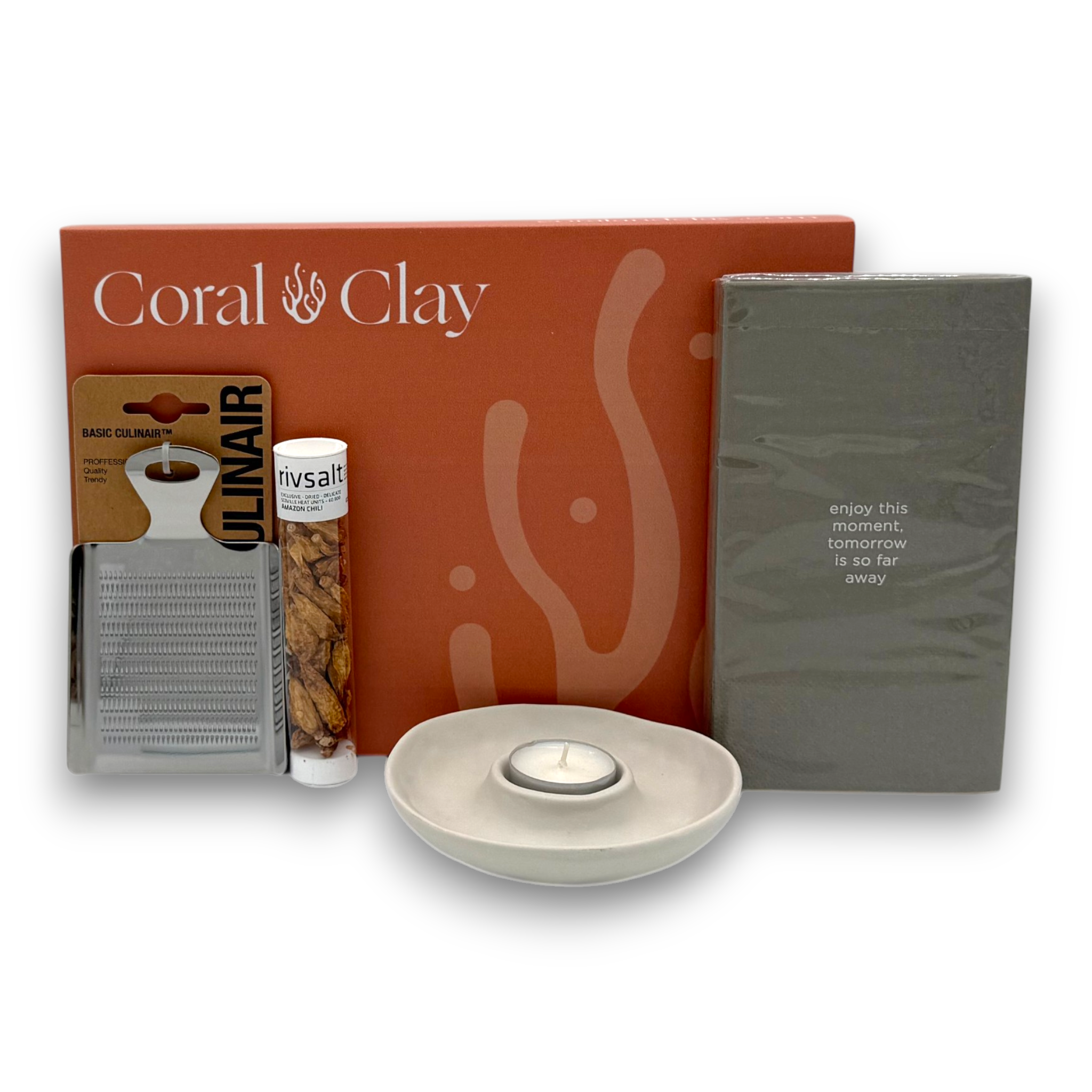 Candlelight Dinner Letterbox Gift — Candle Set & Table Accents