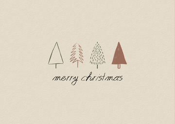Merry Christmas Greeting Card