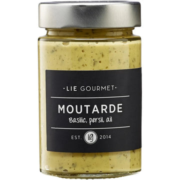 LIE GOURMET Mustard — Basil, Parsley & Garlic