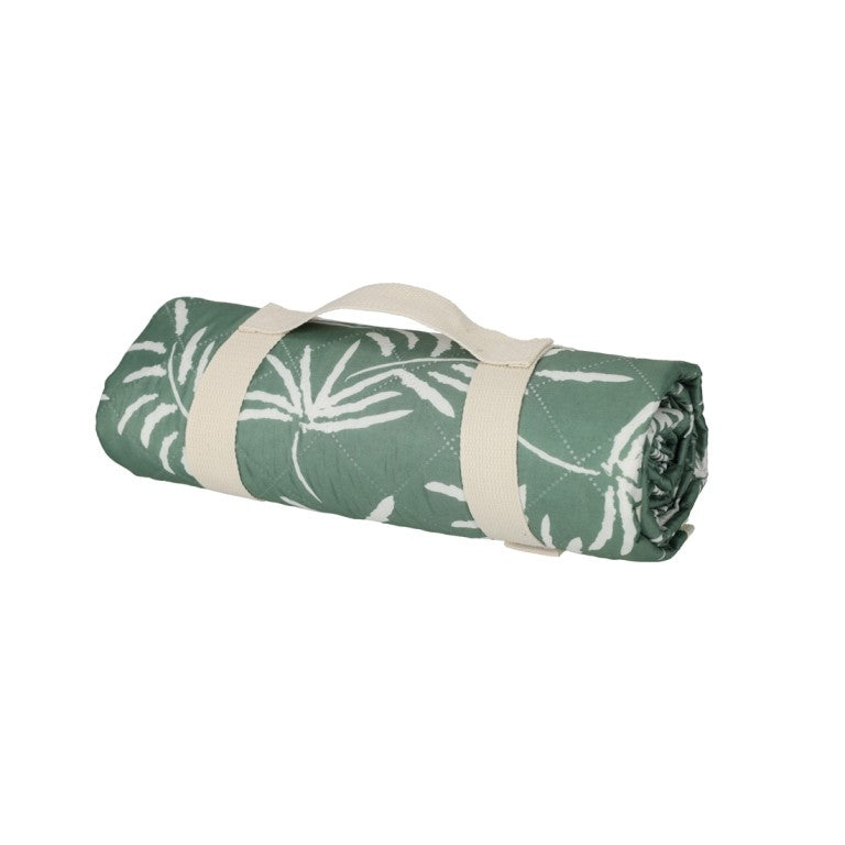 Picnic Blanket — Palm Tree Green