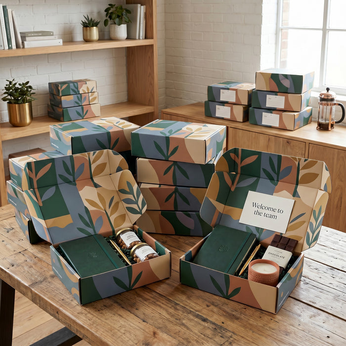 240 welcome boxes, delivered to homes in two weeks
