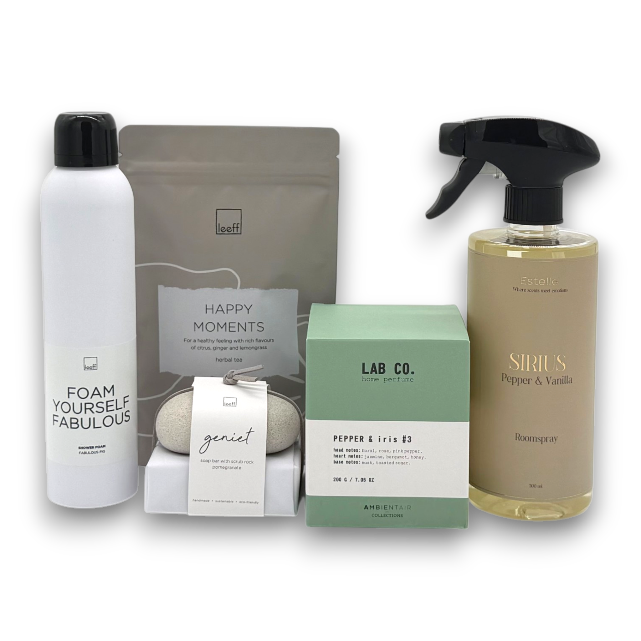 Feel-Good Signature Gift — Shower Foam, Candle & Room Spray