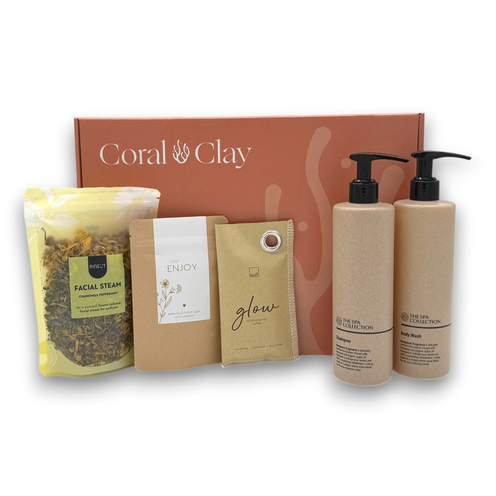 Home Spa luxe cadeaubox — scrub en badrituelen