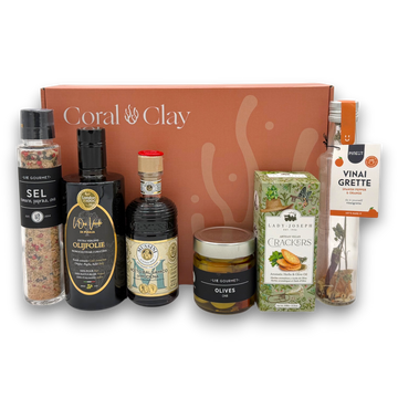Luxury Mediterranean Signature Gift — Olive Oil, Balsamic & Olives