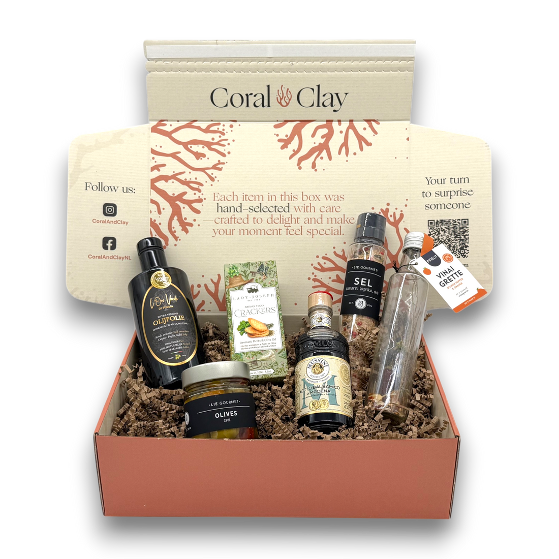 Luxury Mediterranean Signature Gift — Olive Oil, Balsamic & Olives
