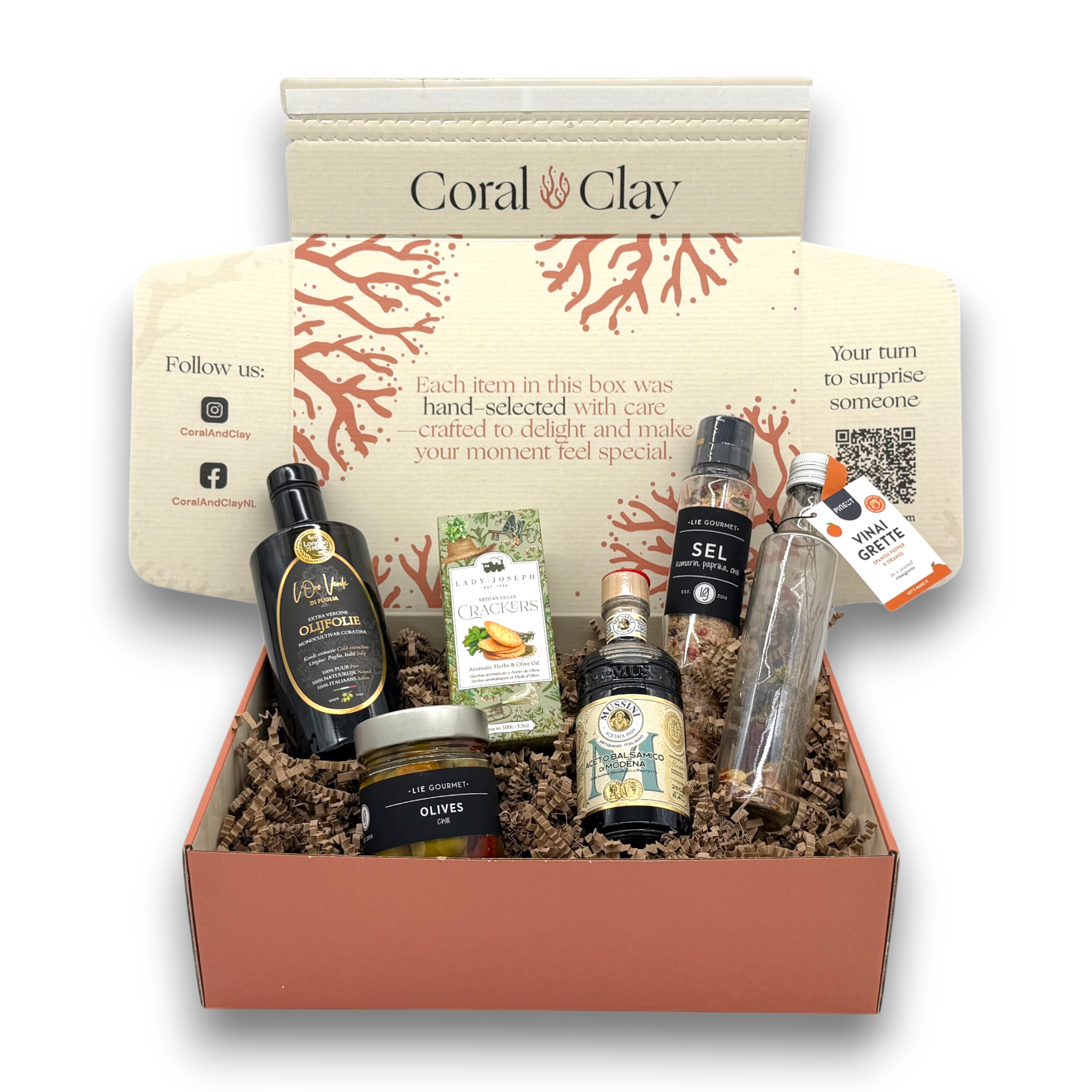 Luxury Mediterranean Signature Gift — Olive Oil, Balsamic & Olives