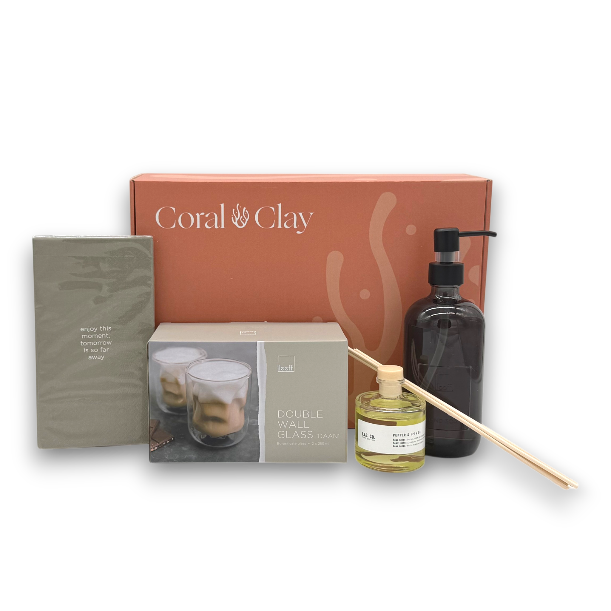 Home Haven Signature Gift — Diffuser, Glasses & Hand Soap