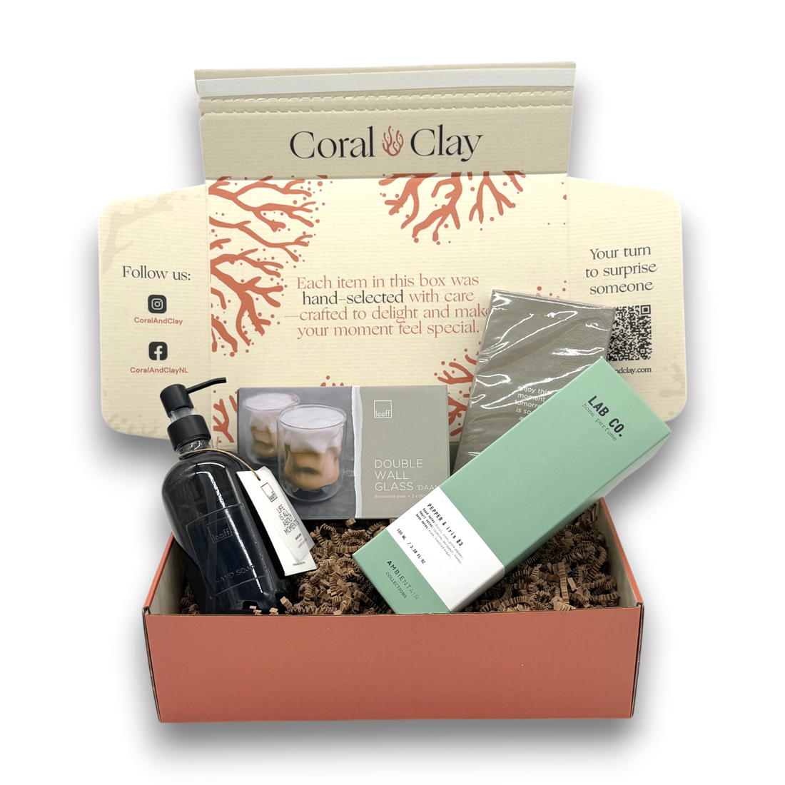 Home Haven Signature Gift — Diffuser, Glasses & Hand Soap