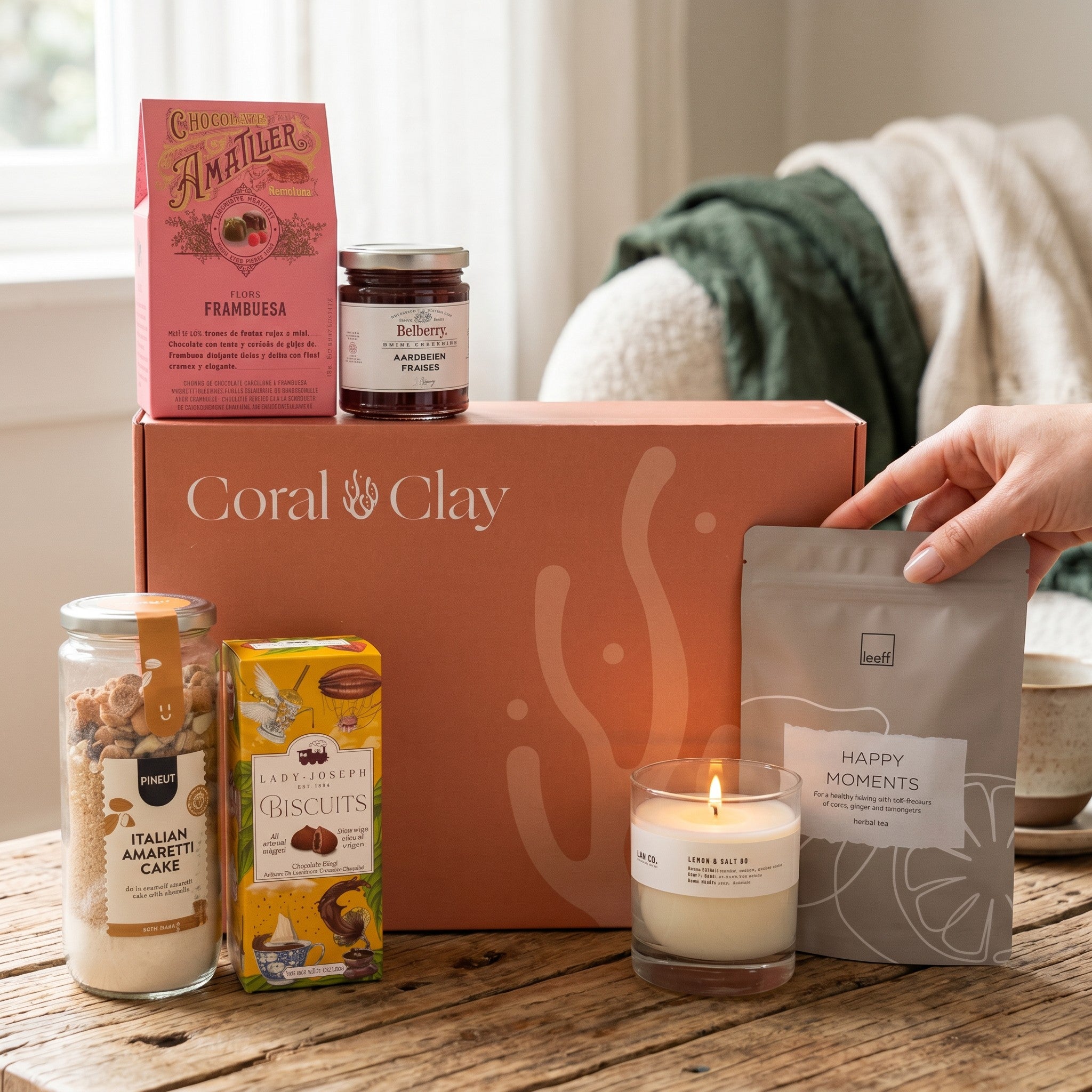 Sunday Afternoon Signature Gift — Cake Mix, Jam & Candle