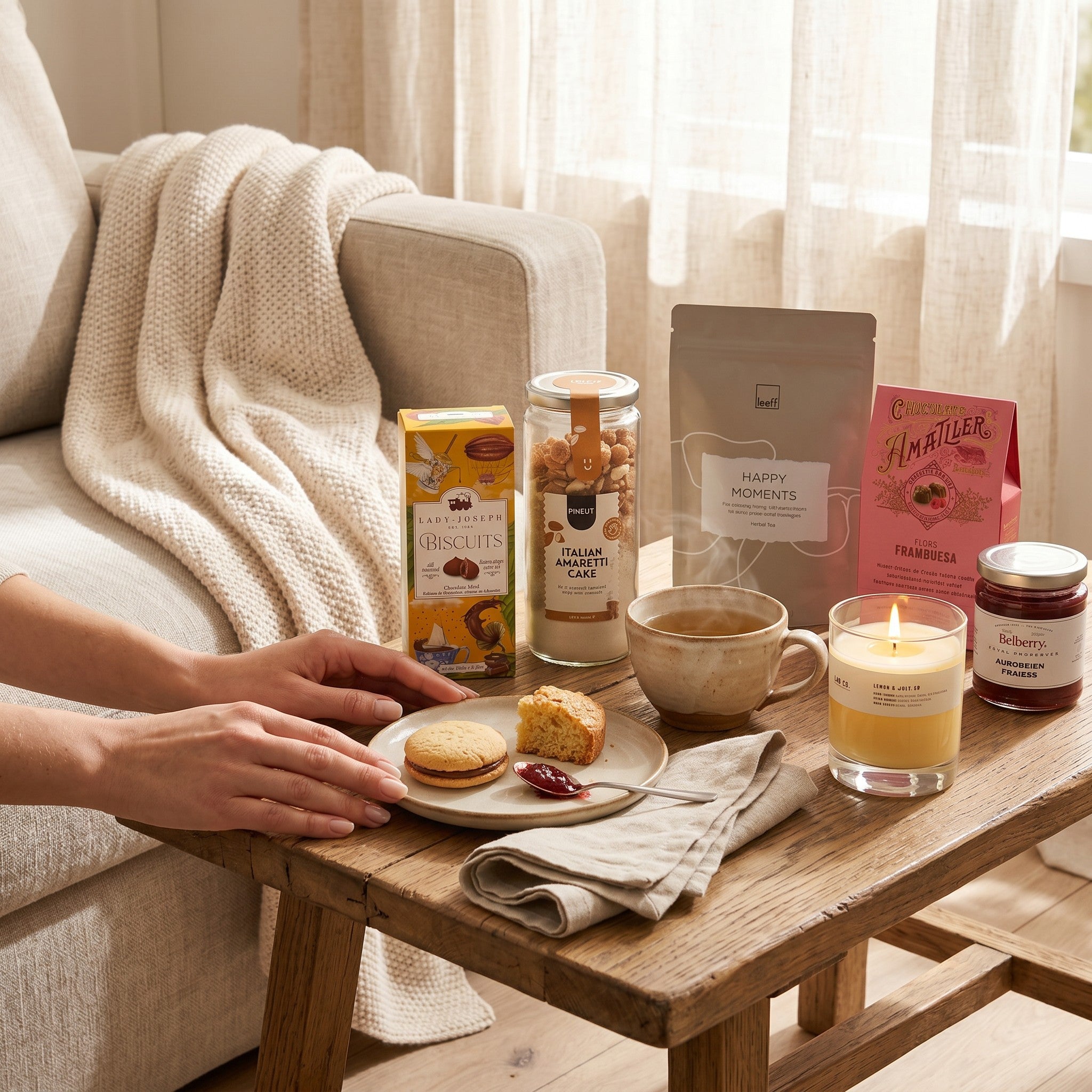 Sunday Afternoon Signature Gift — Cake Mix, Jam & Candle