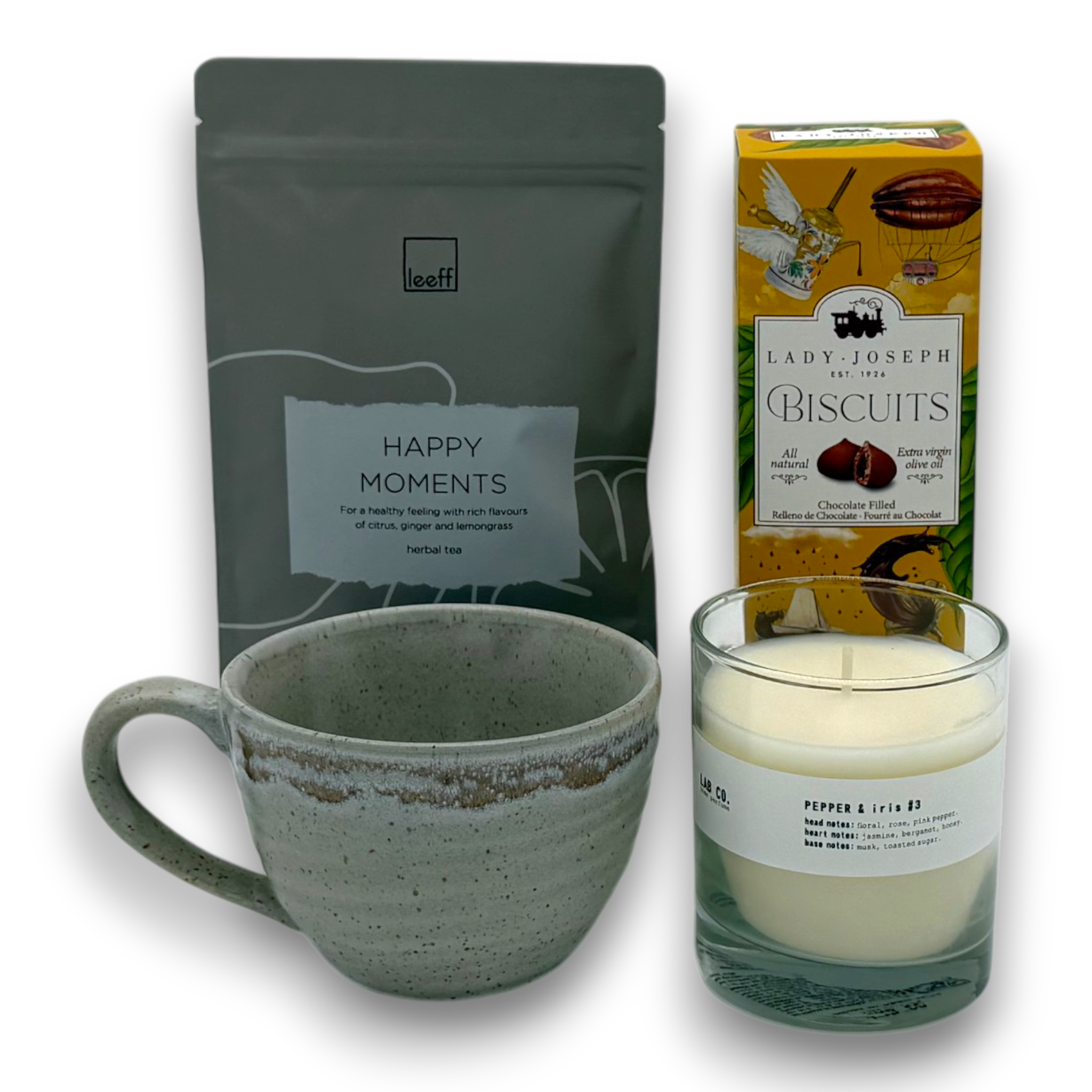 Tea Time Signature Gift — Candle & Biscuits