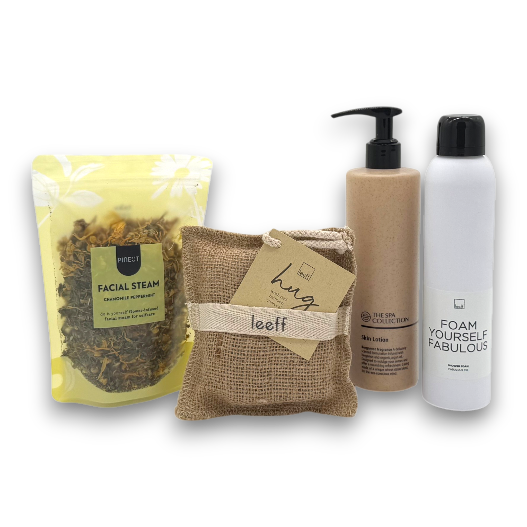 Wellness Ritual Signature Gift — Shower Foam, Lotion & Facial Steam