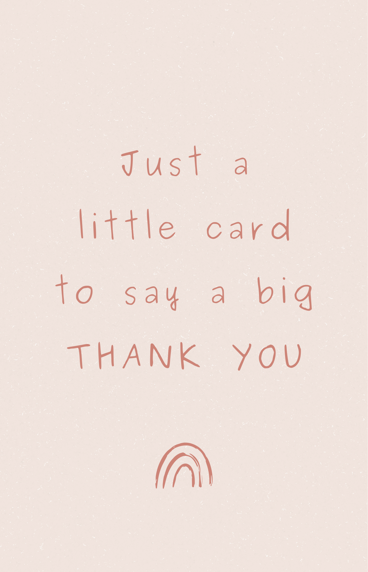 Thank You Greeting Card