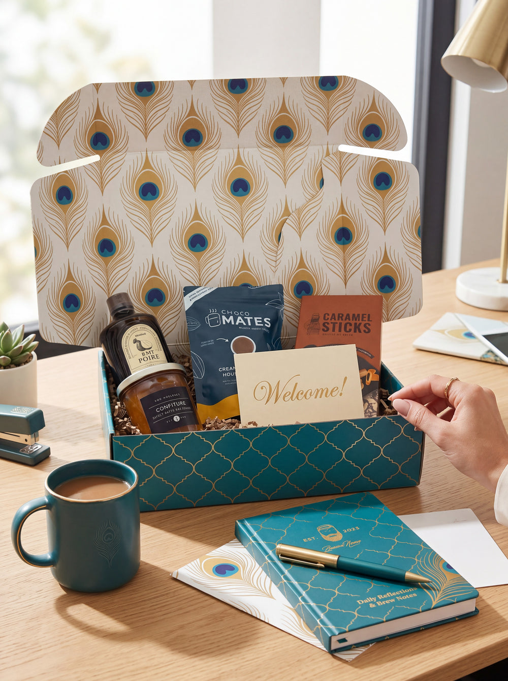 Branded gift boxes, designed around your company