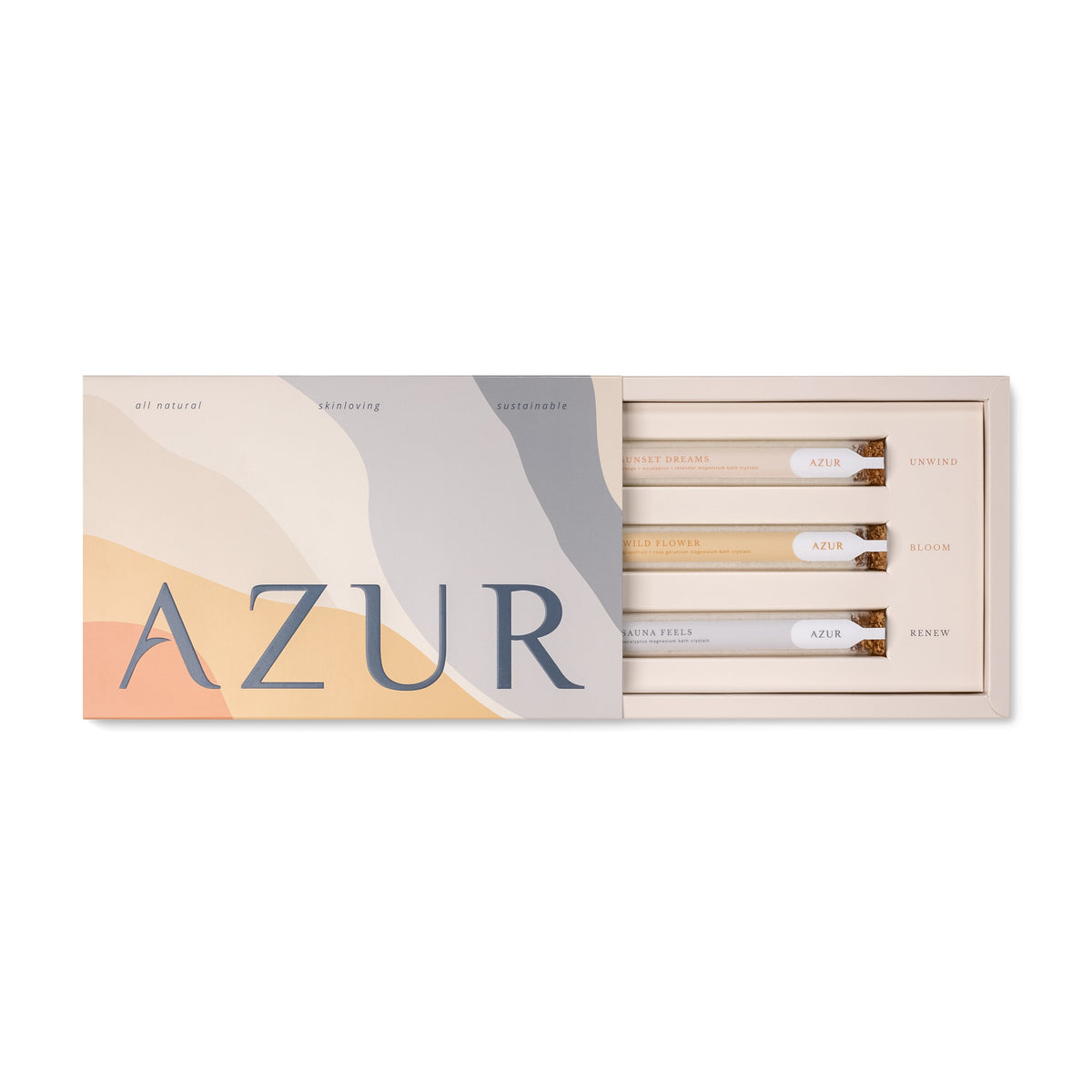 Azur Bathtime Stories magnesium bath salt gift set