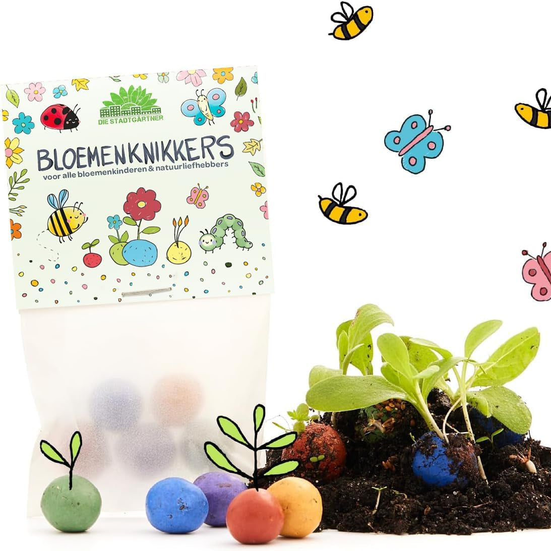 Bloemenknikkers — Zakje van 5