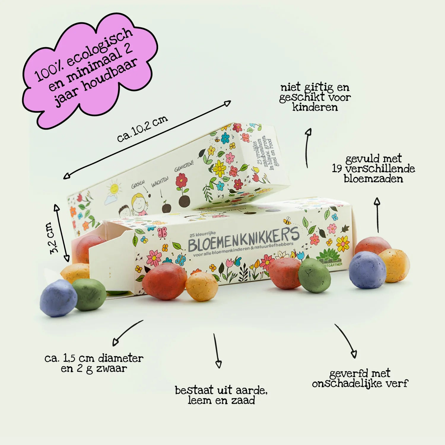 Flower Seed Balls — Box of 25