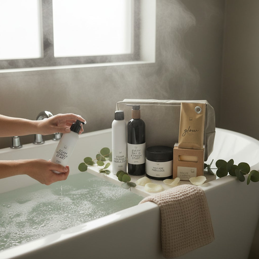 Spa Gift Box for Her or Him | Grand Bath Retreat Wellness Set | Coral ...