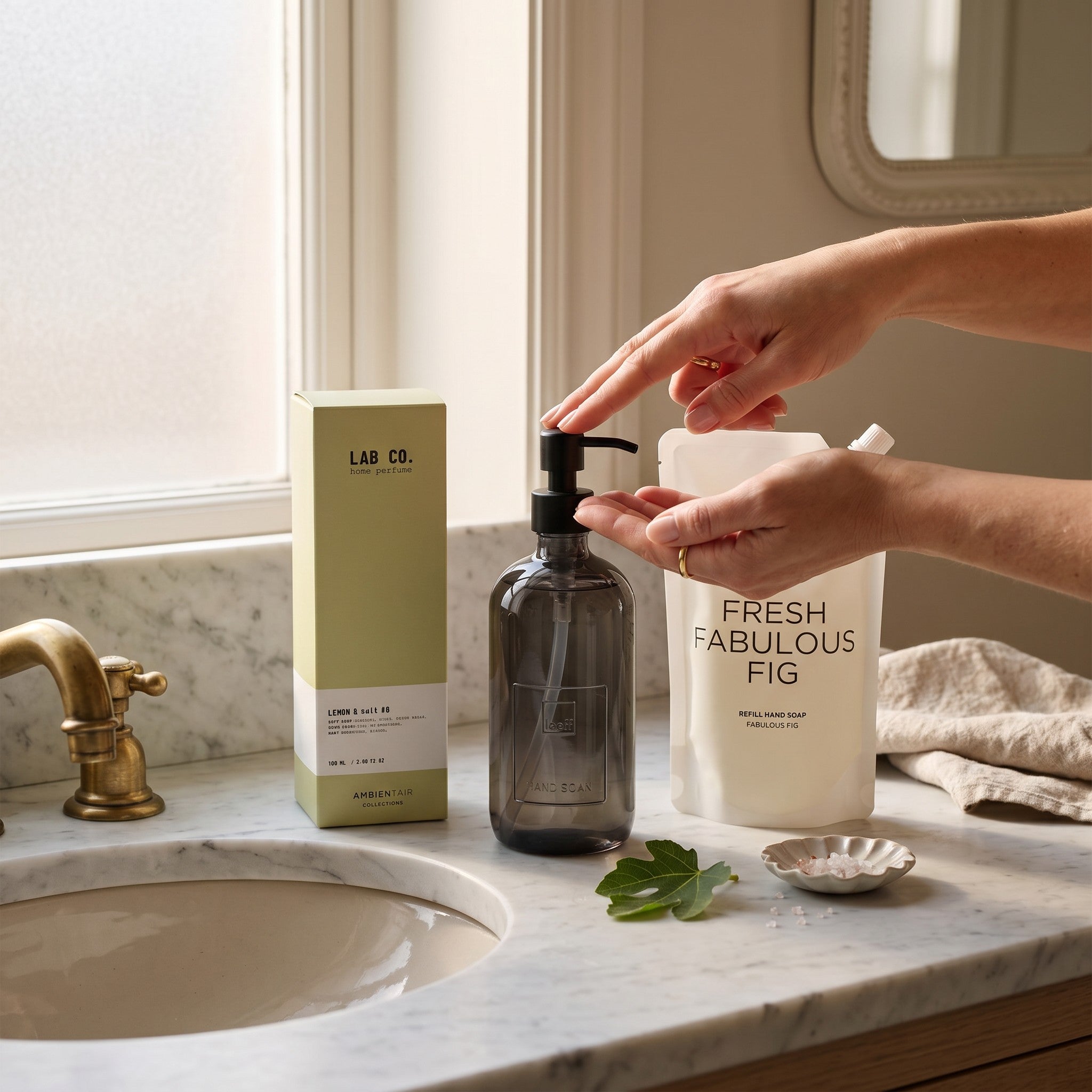 Hands & Home Signature Gift — Hand Care & Diffuser Set