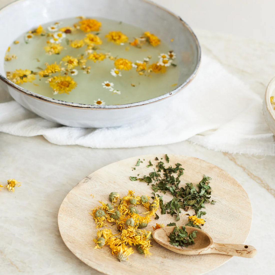 Gezichtsstoomkruidenmix – Kamille & Pepermunt