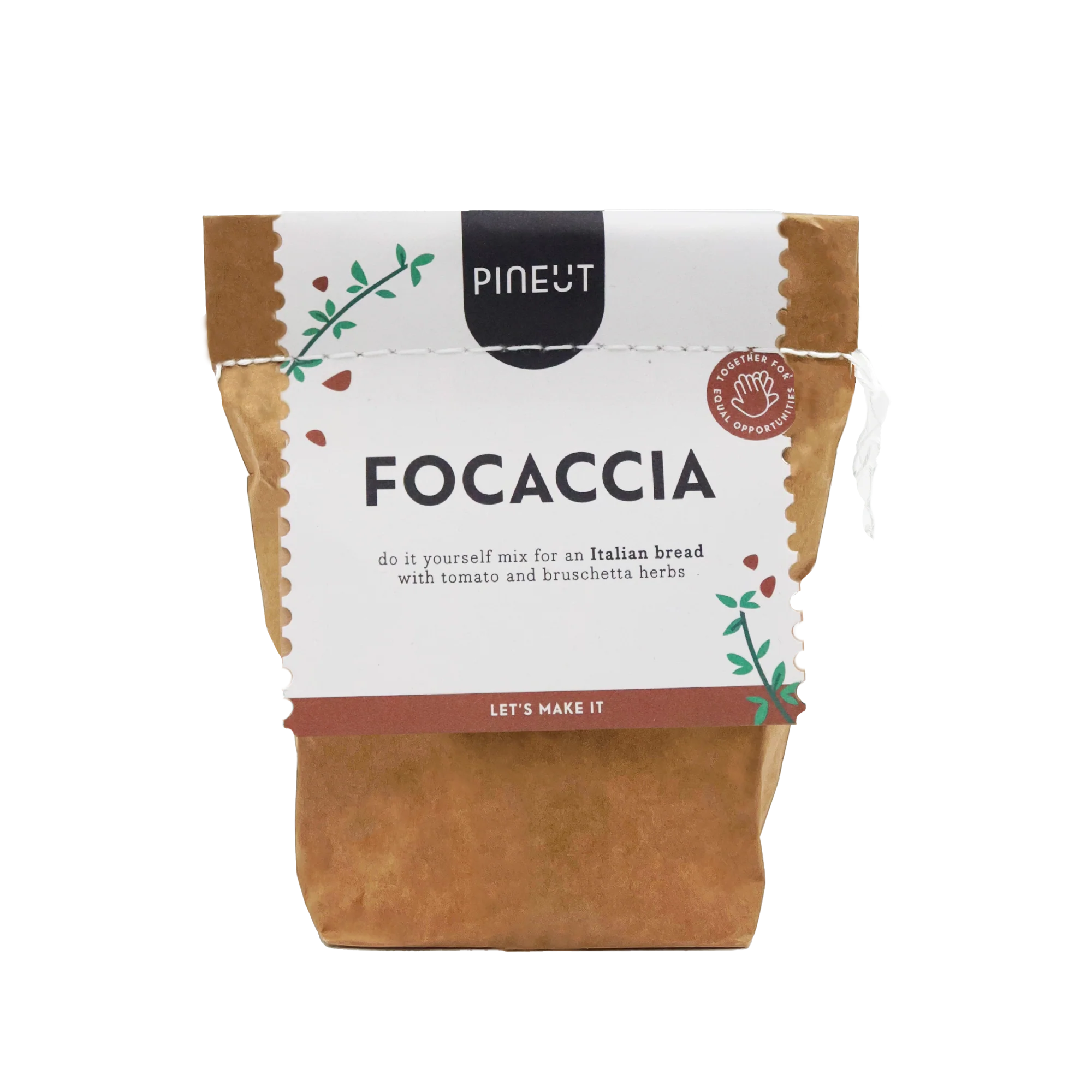 Pineut Focaccia Baking Mix – Tomato Bruschetta