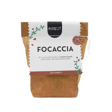 Pineut Focaccia Baking Mix – Tomato Bruschetta