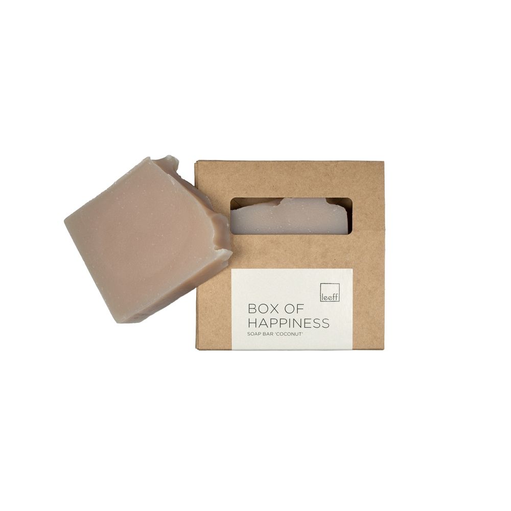 LEEFF Soap Bar – Coconut (Box of Happiness)