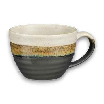 Koffie-/theemok Ethan – Zwart/Bruin/Beige 