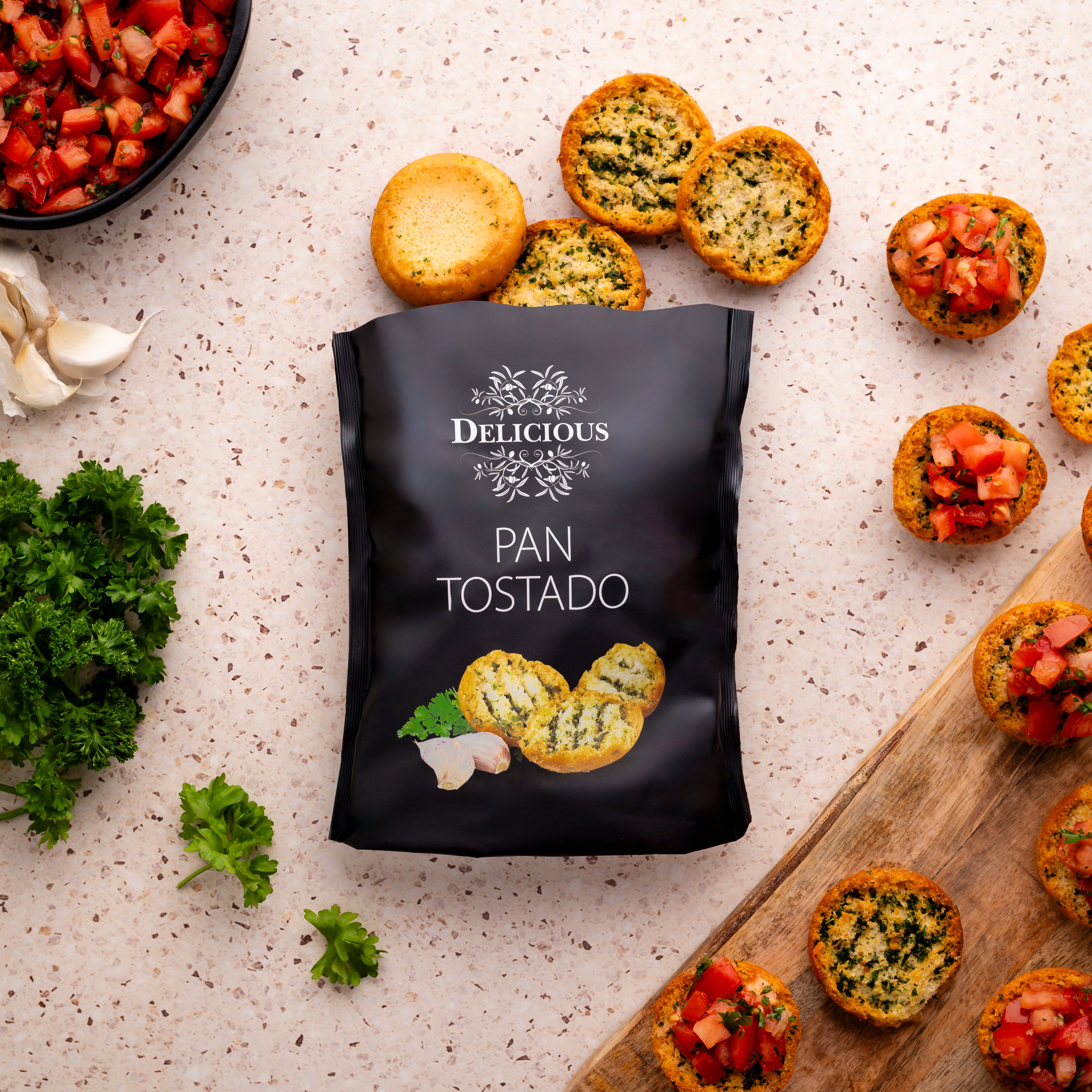 Pan Tostado – Roasted Garlic Bread – 100 g