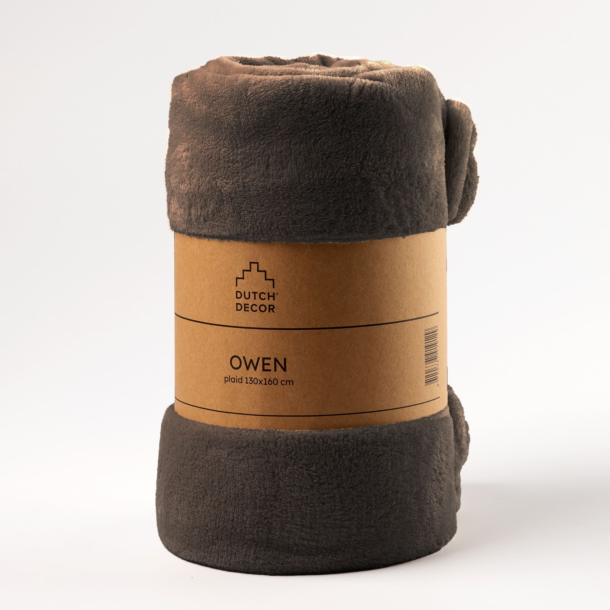Dutch Decor Plaid Owen – Chocolade Martini 130×160 cm