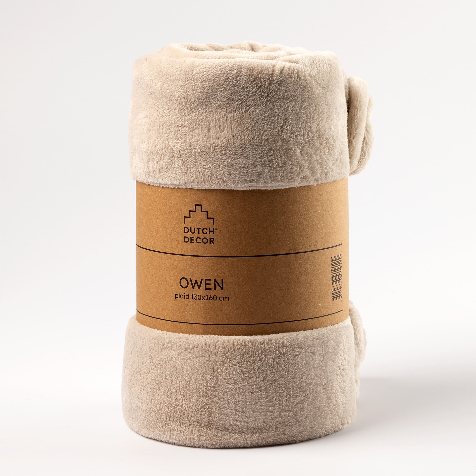 Dutch Decor Plaid Owen – Pumice Stone (Beige) 130×160 cm