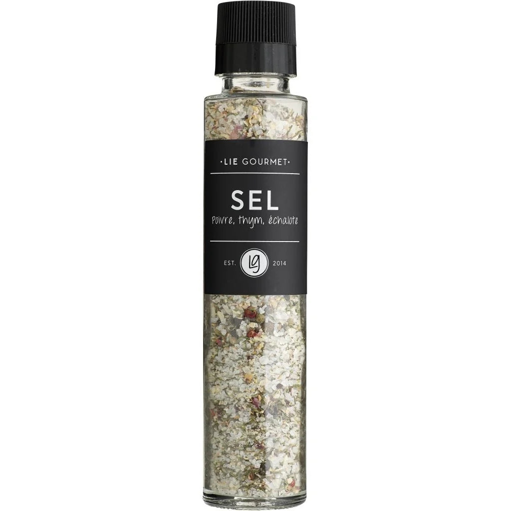 Lie Gourmet Grinder – Salt, Pepper, Thyme & Shallots (190 g)
