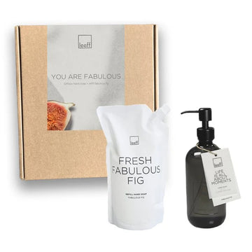 LEEFF Giftbox Hand Soap + Refill – Fabulous Fig