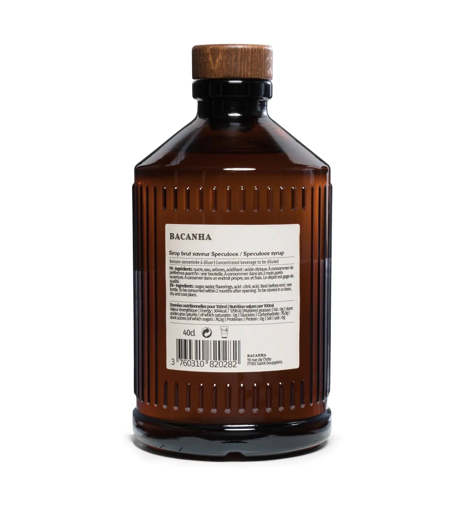 Bacanha Raw Syrup – Speculoos 400 ml